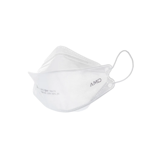 AMD - White T4 Earloop Mask - 1 Piece
